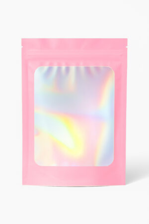 Pink Reusable Sealed Zipper Bags 12X7.5 CM