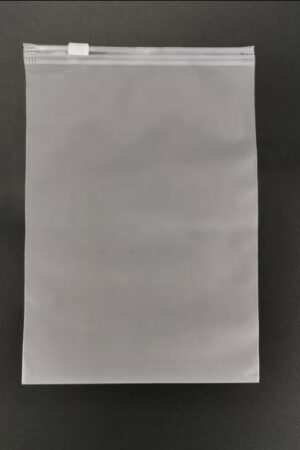 Thickened Matte Zipper Bag 12x15 Inches (Plain)